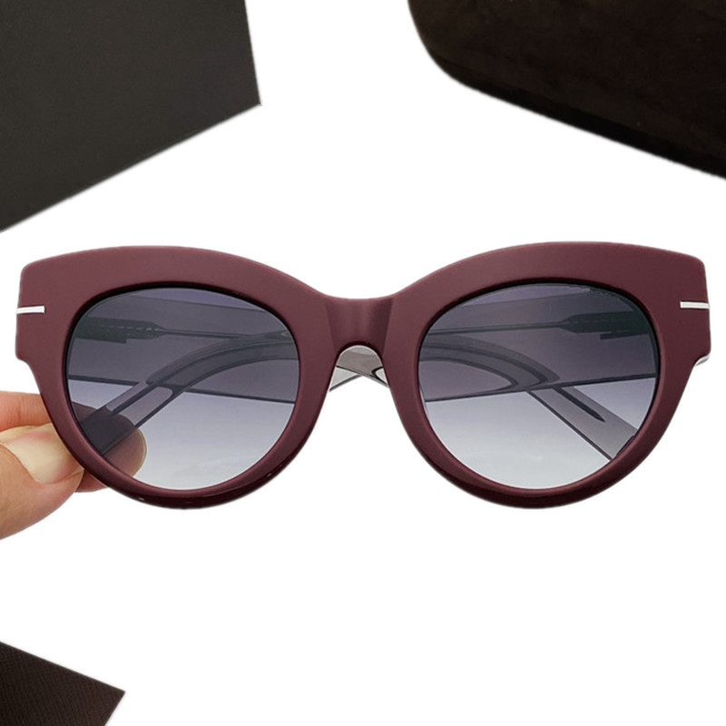 modello da donna di lusso rotondo cateye occhiali da sole sfumati UV400 60t13 Italia bordo audace plancia 51-24 occhiali da vista OCCHIALI custodia dal design completo