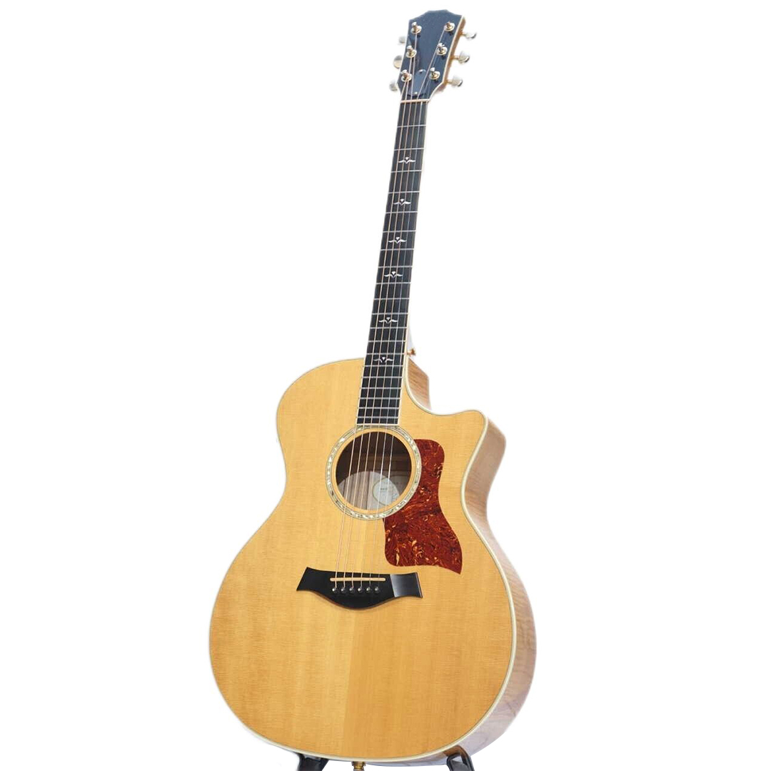 614ce '02 Série 600 Guitare électrique acoustique à grain de bois naturel