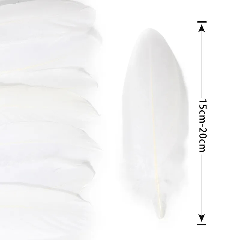 DIY Feather Goose Feather Craft Tools Wedding Party Event Decor Festive Decoration 15-20CM