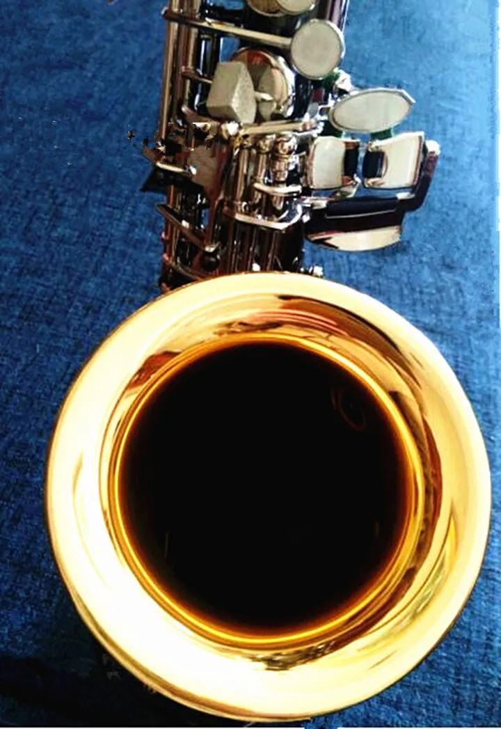 Marke Mark VI Altsaxophon E-Flat Musikinstrument Schwarz Neusilber Schlüssel Saxophon Goldenes Horn mit Mundstück Rohretui Versand