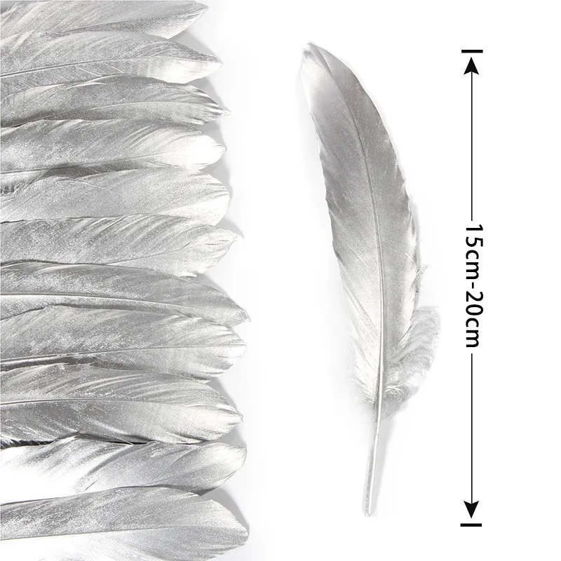 DIY Feather Goose Feather Craft Tools Wedding Party Event Decor Festive Decoration 15-20CM