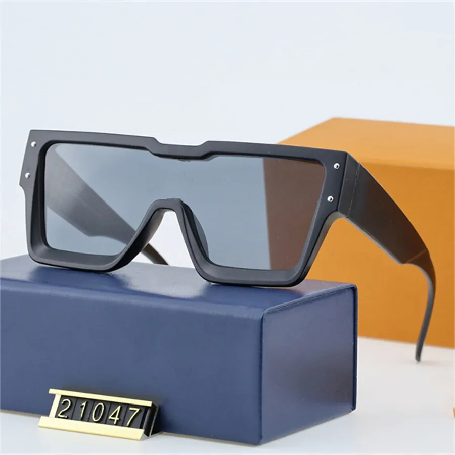 2023 Classic Fashion Outdoor Sports Sunglasses Outdoor Sunshade Large Square Frame Fashion Classic Women's Sunglasses Mirror High Quality