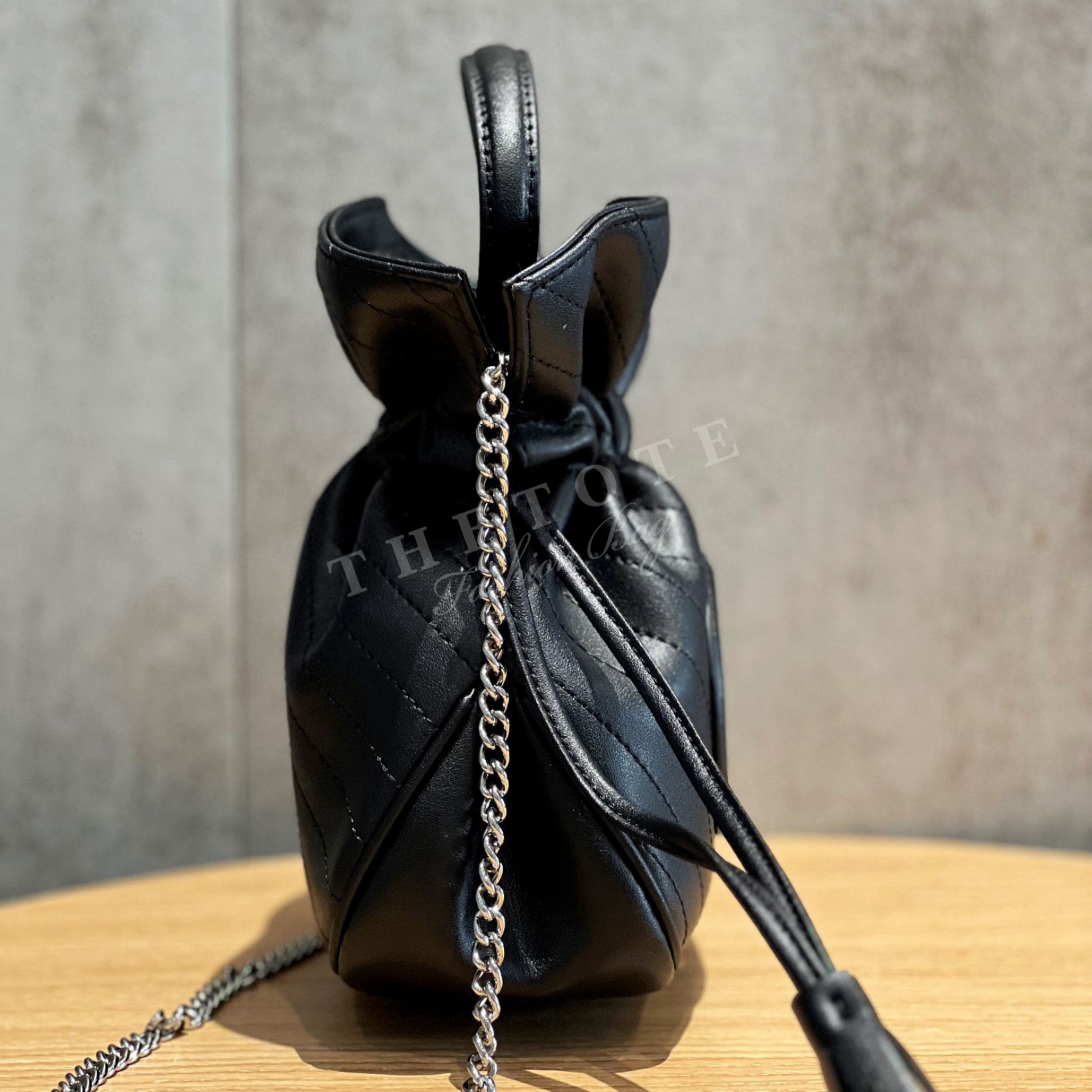 Designer draagtas Neon bucket bag Mini Chain crossbody 5A Kwaliteit lederen schoudertas Dameshandtas Trekkoordsluiting Portemonnee