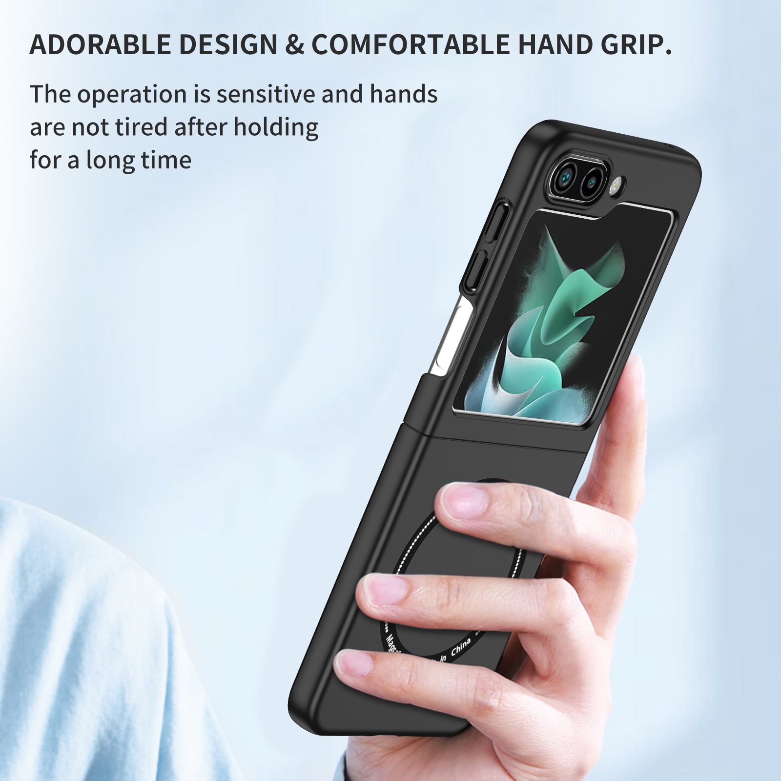 Samsung Galaxy Z Flip 5 4 3 Fold S24 S24 S23 FE ULTRA 5G ARMOR MAGNOR ATTRACTION PHONE CASE CAPAのMagSafeケース