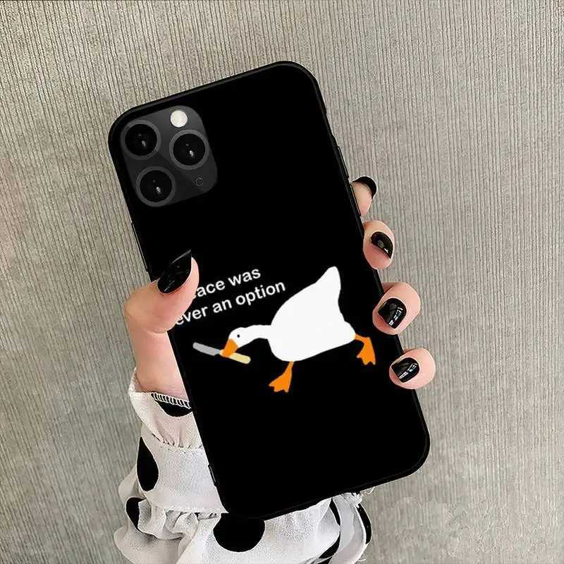 Чехлы для мобильных телефонов Duck Untitled Goose Game Phone Case для iPhone 11 12 13 14 15 Mini 8 plus X XS XR PRO MAX ShellL2310/16