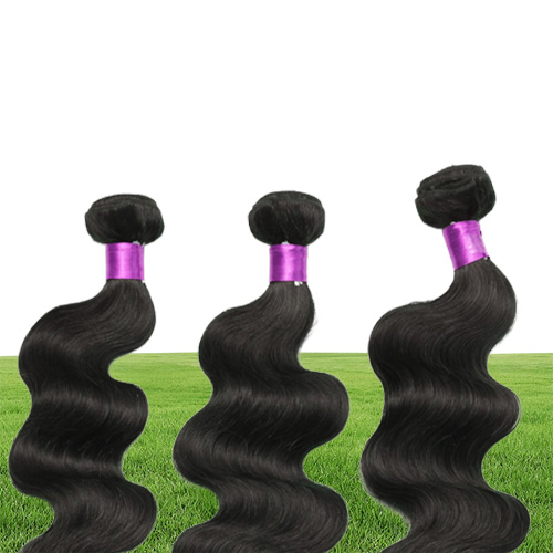 9a Brasilianer peruanischer malaysischer menschliches Haar Körperwelle 100g/PCs Brazillian Human Hair Brizilian Human Extensions8634285