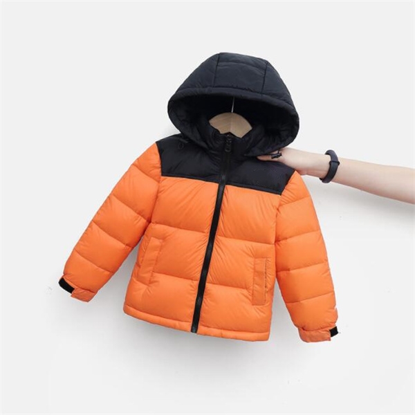 Новый тонкий детский пуховик для мальчиков, короткий пуховик с капюшоном для девочек, зимняя теплая куртка на хлопковой подкладке, пальто