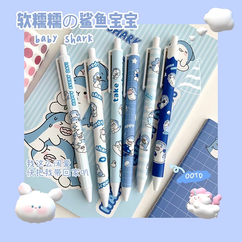 wholesale Cartoon press pen with multiple options creative and high appearance student exam water-based pen cute office stationery and neutral pen wholesale