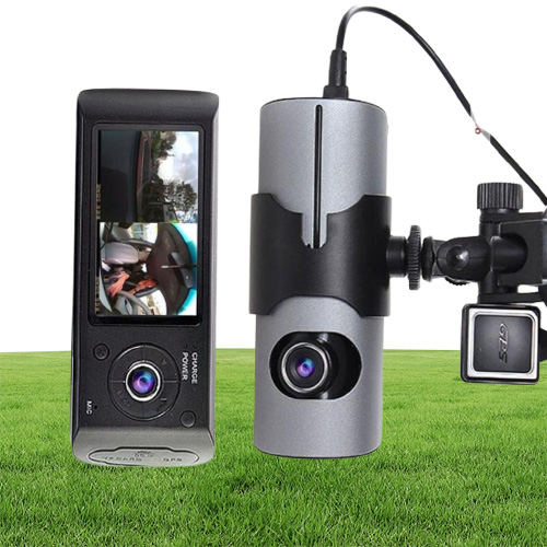 HD Auto DVR Dual Lens GPS Camera Dash Cam Achteruitrijcamera Video Recorder Auto Registrator GSensor DVR's X3000 R3005410135