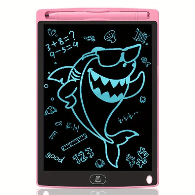 Tavoletta LCD da 8,5 pollici Lavagna da disegno Lavagna LCD Tamponi scrittura Regalo adulti Bambini Blocco note senza carta Tablet Memo Scrittura a colori con penna Nuovo in scatola