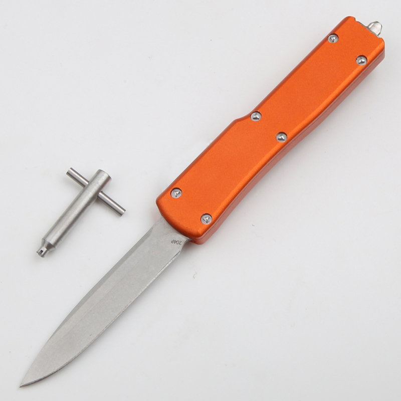 Hoge kwaliteit CK702 klein automatisch tactisch mes D2 satijnen mes luchtvaart aluminium handvat outdoor mini EDC-zakmessen met reparatietool