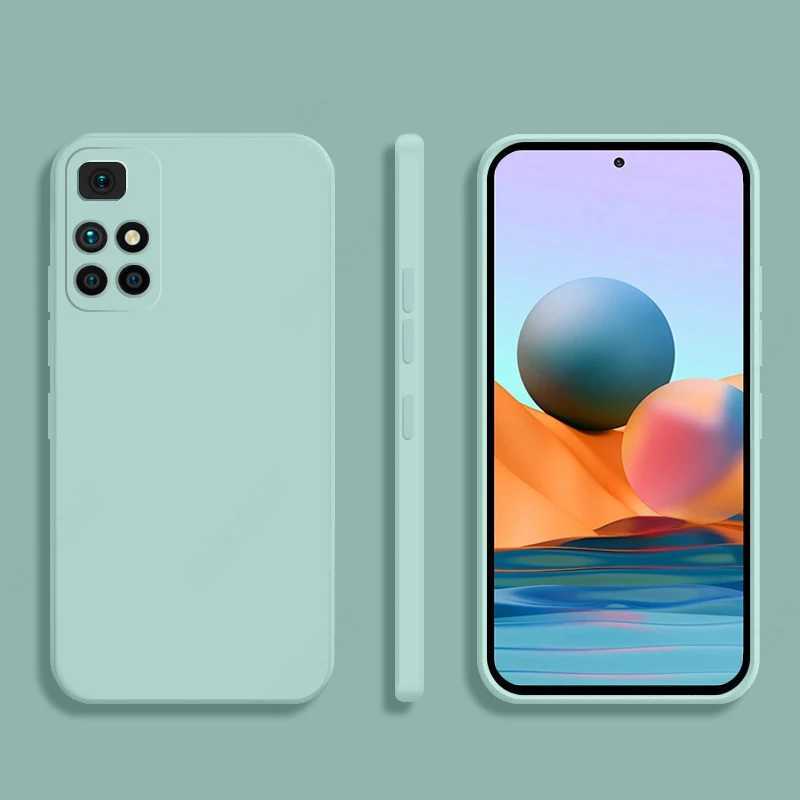 Étuis de téléphone portable pour Xiaomi Redmi 10 Case Redmi Note 10 T Pro 10T 5G Couverture Candy Silicone Soft TPU Antichoc Bumper Phone Case Redmi 10 PrimeL2310/16