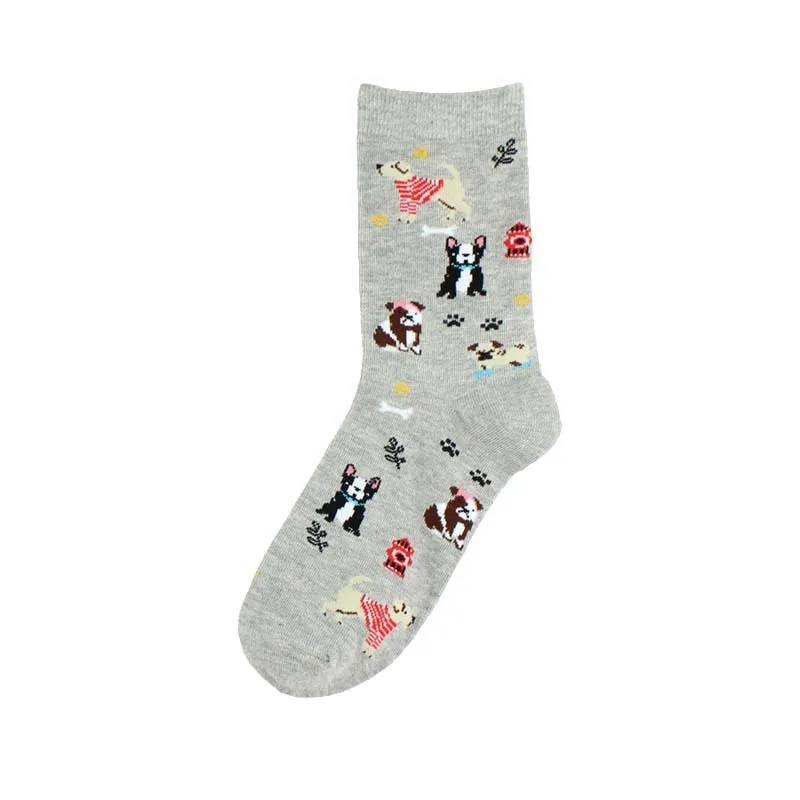 Cartoon Creative Socks Skarpetki damskie unisex skarp