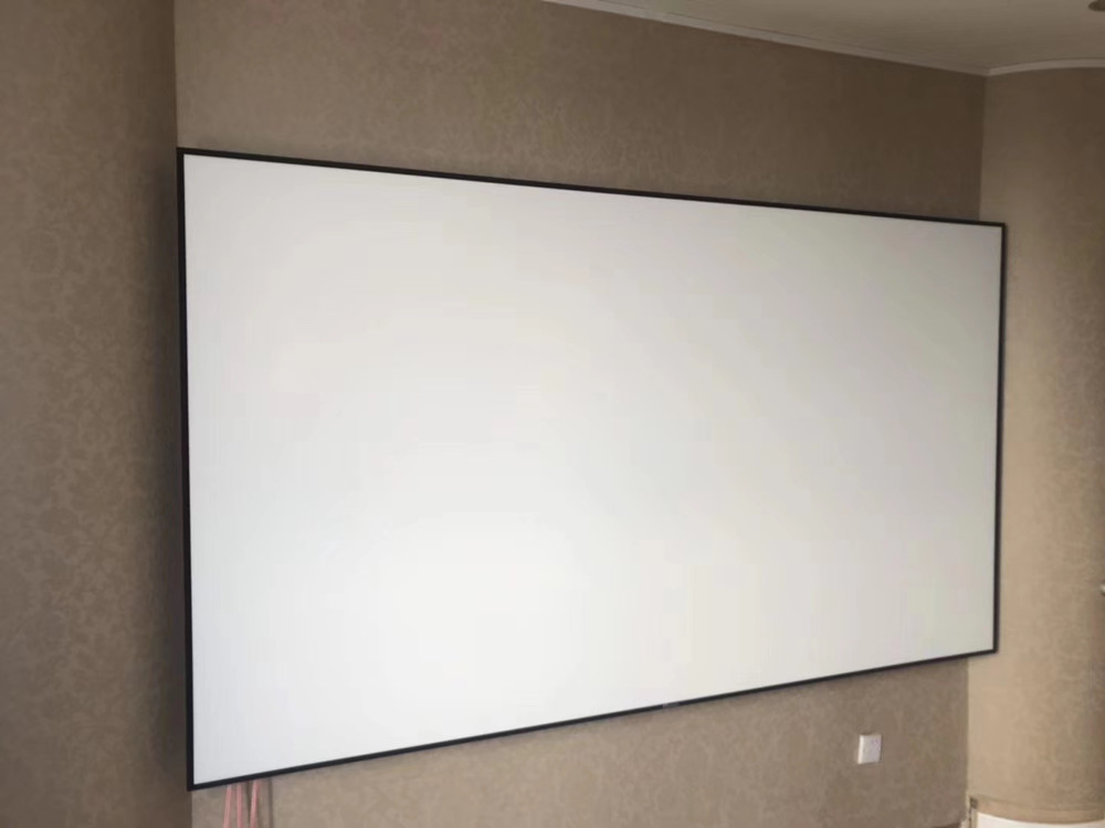 180 inch thuisbioscoop vast frame bioscoop wit projector projectiescherm voor 4K-projector met lange normale worp