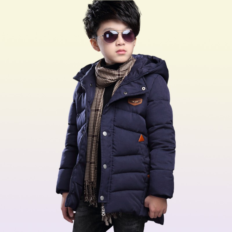 Baby Boy Winter Jackets Kids Hooded Outerwear Down Parkas Coat Clothes for Teen Boys 3 5 6 7 8 9 10 11 12 13 14 Years Old Y200908874751