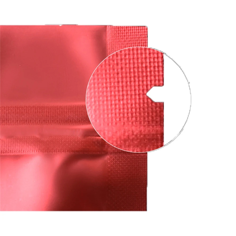 9 maten mat rode geurbestendige opstaande zakken Hersluitbare Mylar-zakken Foliezakje Dubbelzijdige zelfdichtende tas Groothandel LX6168