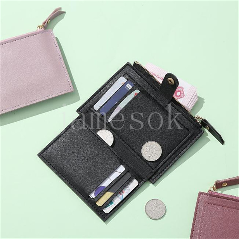 Wallets for Women Designer Wallet Fashion Purses Solid Cute Small Wallet PU Girl Clutch Purse DE919