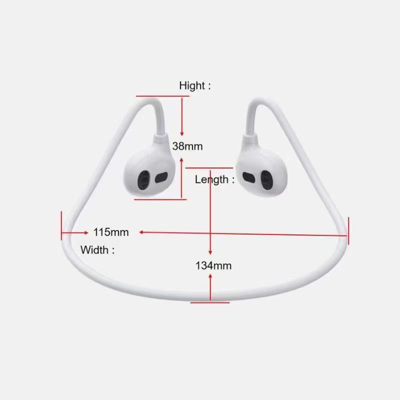 Pro Air Wireless Sound Air Tuventuction Headphone Open Ears Sport Waterproof Earhook Bluetoothイヤホン付きマイク付き