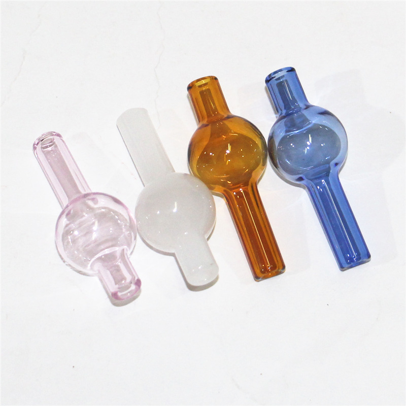 Spinning Glass Carb Cap round ball glass dome caps for XL thick Quartz thermal banger Nails water pipes, dab oil rigs