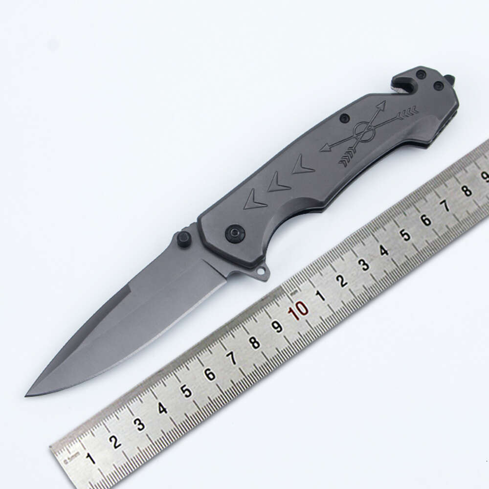 Coltello tascabile pieghevole da 8.66 '' Coltelli da caccia tattici di sopravvivenza esterna in acciaio 440c strumento Edc di autodifesa