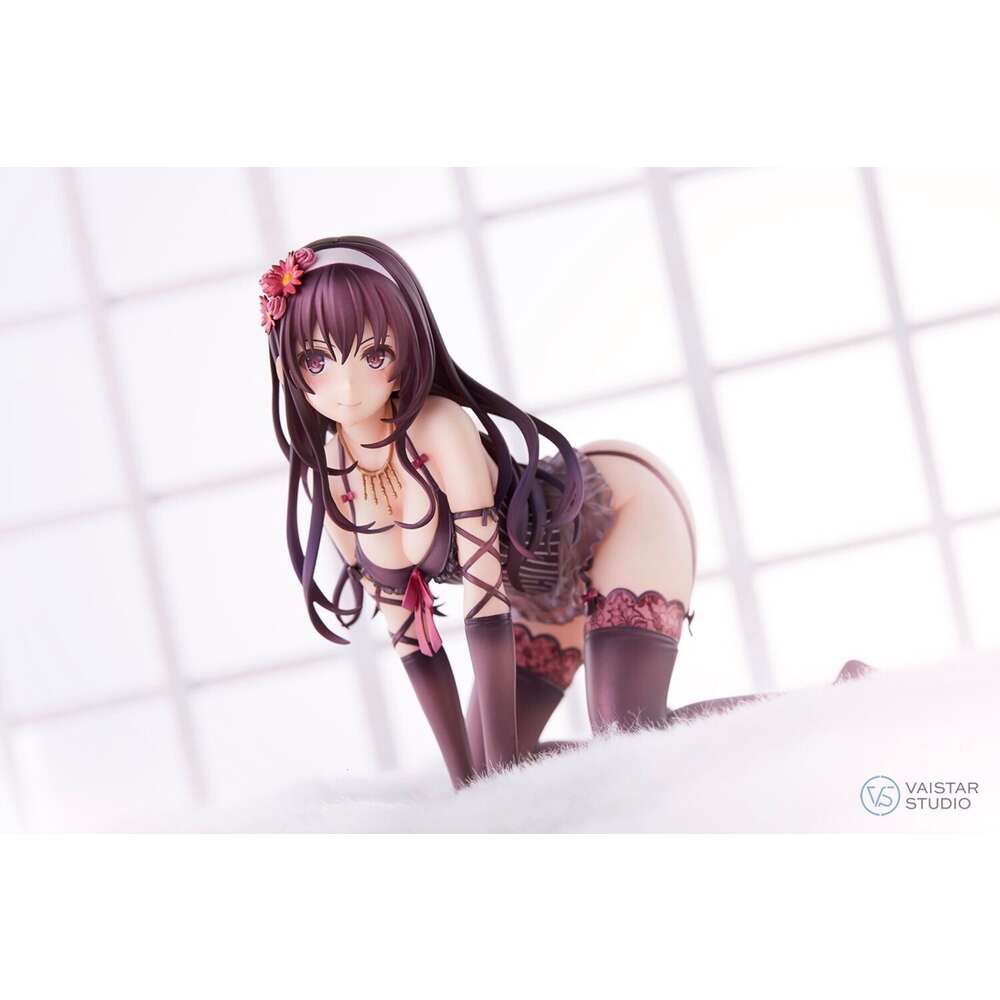 Brinquedos de dedo 12cm Saenai Heroine No Sodatekata Kasumigaoka Utaha 1/7 Lingerie Sexy Ver. Figuras de ação em pvc, estatueta de decoração para escritório e carro