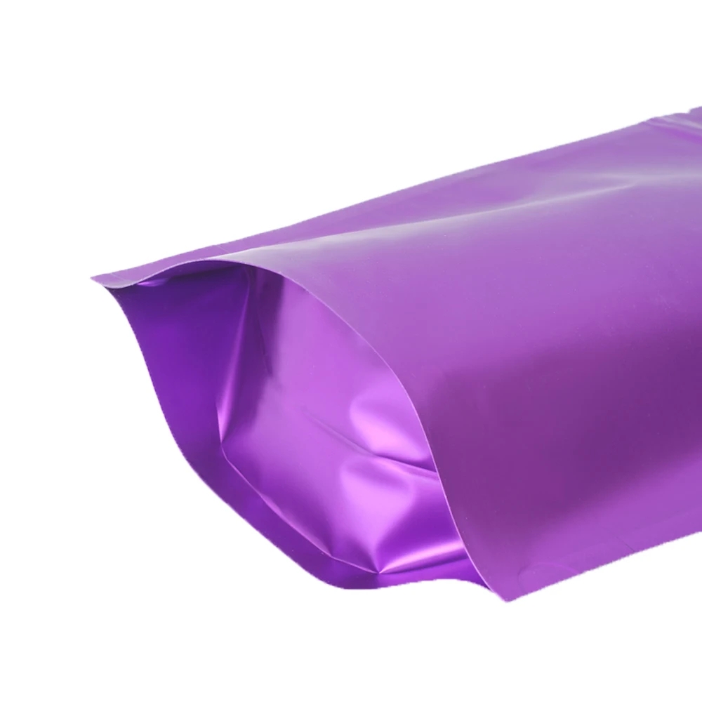 9 Size Matte Purple Smell Proof Stand Up Bags Resealable Mylar Bags Foil Pouch Double-Sided Self seal Bag Wholesale LX6172