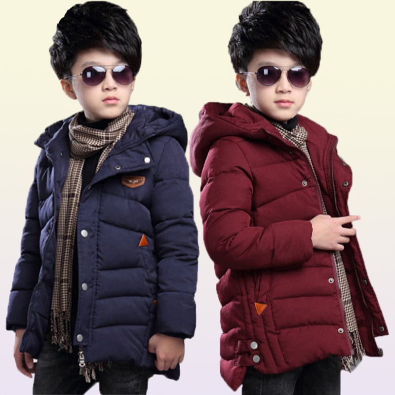 Baby Boy Winter Vestes Kids Kood Cabille de vêtements d'extérieur Down Parkas M manteur pour adolescents 3 5 6 7 8 9 10 11 12 13 14 ans Y200908874751