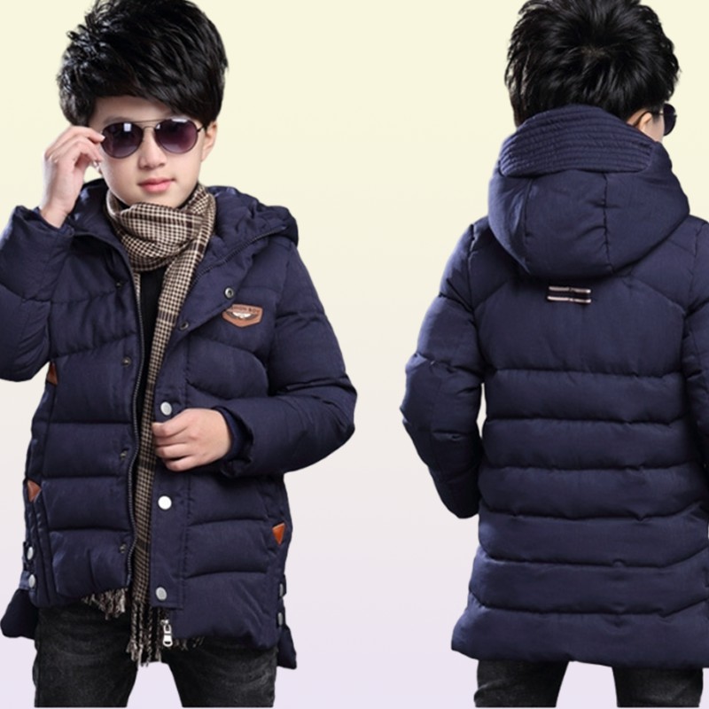 Baby Boy Winter Jackets Kids Hooded Outerwear Down Parkas Coat Clothes for Teen Boys 3 5 6 7 8 9 10 11 12 13 14 Years Old Y200908874751