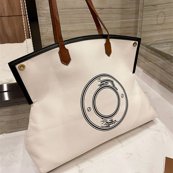 Designer mulheres bolsa a sacola triângulo símbolo jacquard tecido bolsas grandes totes designers sacos de ombro saco de compras sem caixa 45 * 33 tamanho