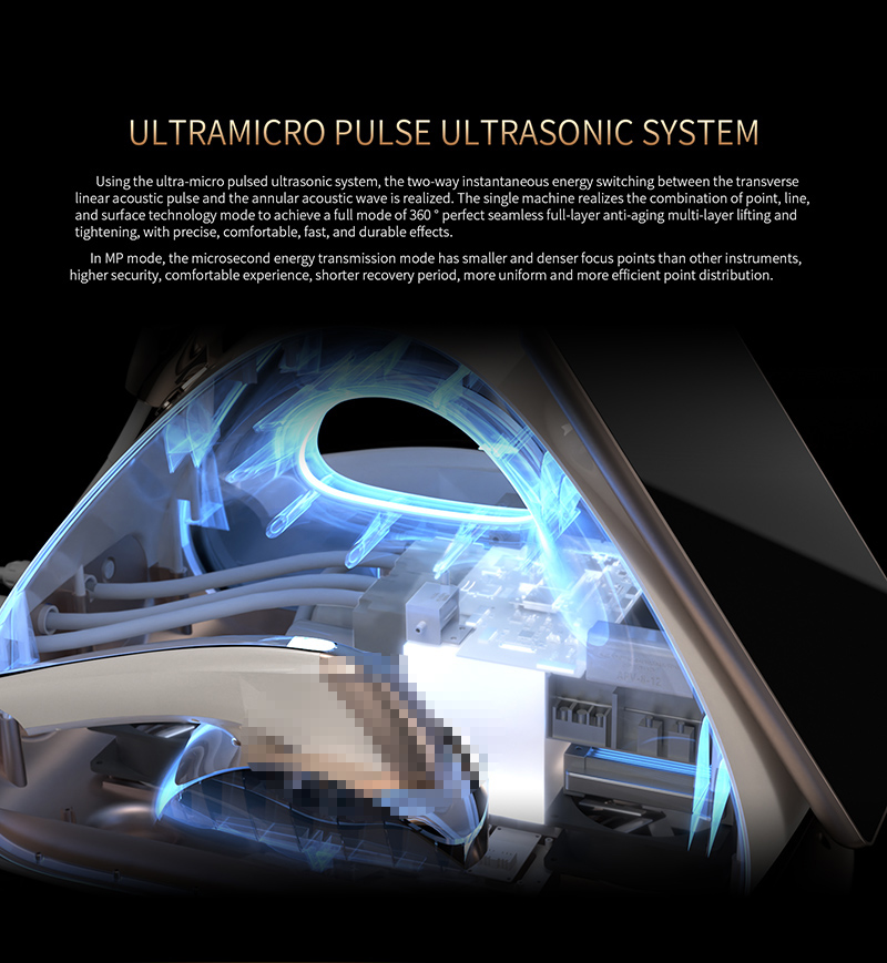 Itens de beleza Nova máquina 7D Hifu 10 cartuchos 3 alças 100000 tiros endurecimento da pele para salão de beleza