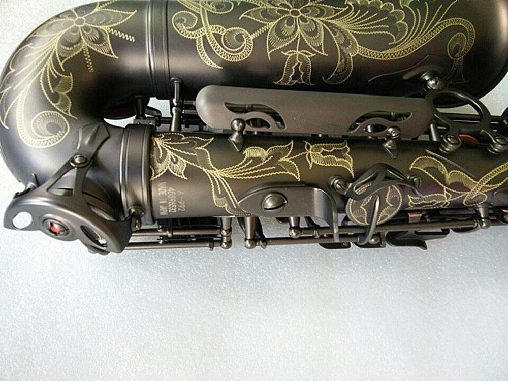 A-992 Alto Saxophone E-Flat Black Sax Alto Pukpance Ligature Reed Musical Musical مع حالات جلدية مجانية