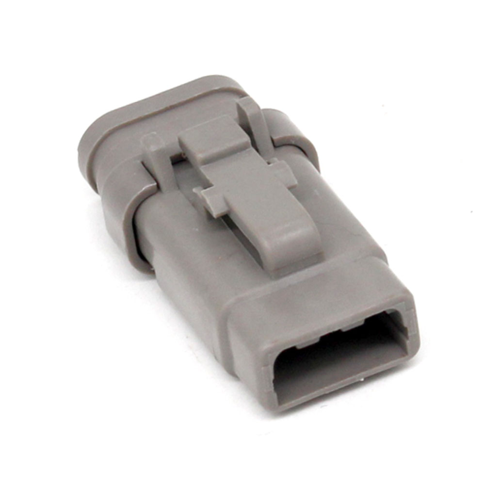 DTM06-3S-E007 Deutsch DTM Series 3 Pin Female Connector With Shrink Boot Adapter For Truck