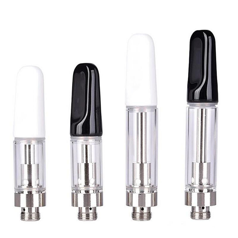 A13 Vapes Atomizer Empty Cartridge 510 Thread Battery Ceramic Coil 0.5ML 1ML Thick Oil Dab Carts Pen Vaporizer Clear Vape Cartridges with Foam Box USA UK Japan Thailand