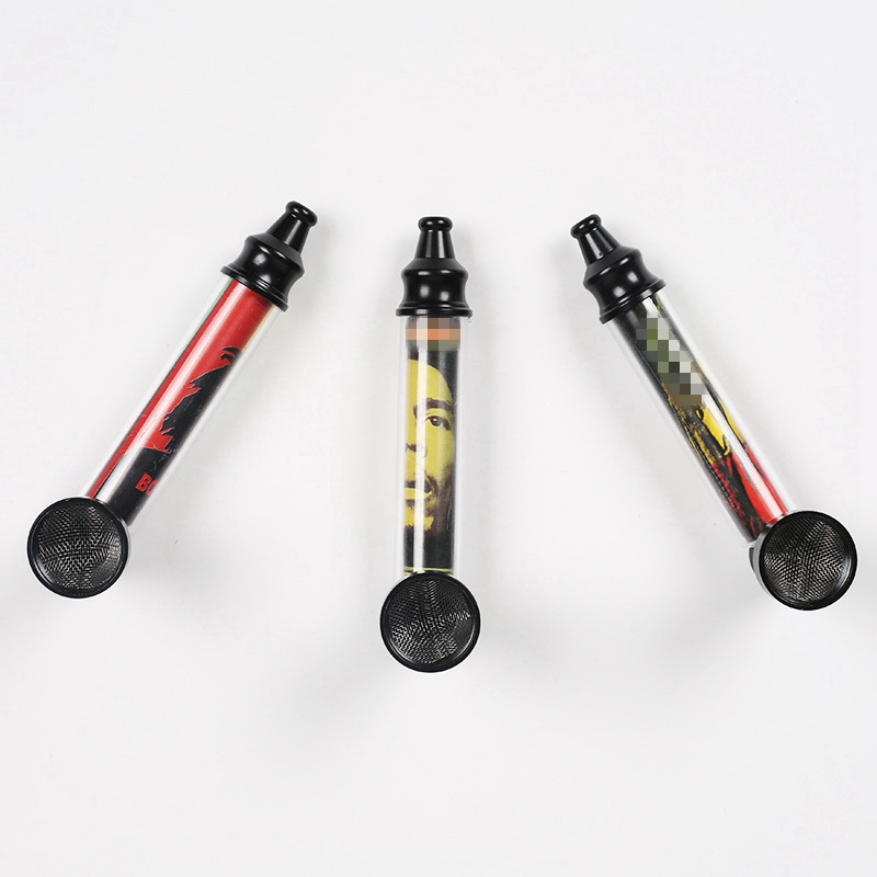 New Colorful Black Metal Alloy Pocket Pipes Portable Removable Filter Screen Dry Herb Tobacco Spoon Bowl Smoking Holder Innovative Handpipes Hand Tube DHL