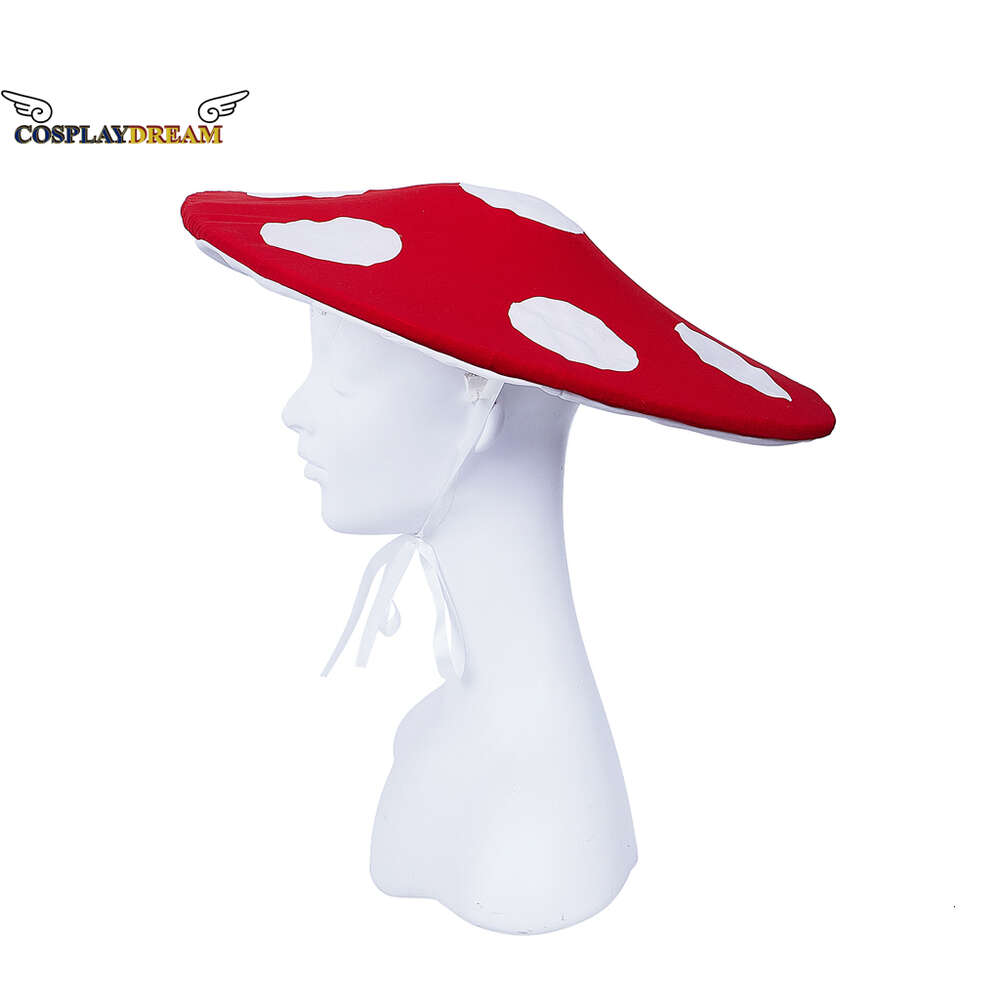 Min hjälte akademi kinoko Komori cosplay kostym kinoko Komori röd svamp hatt padda hatt fest rolig hatt för halloween jul