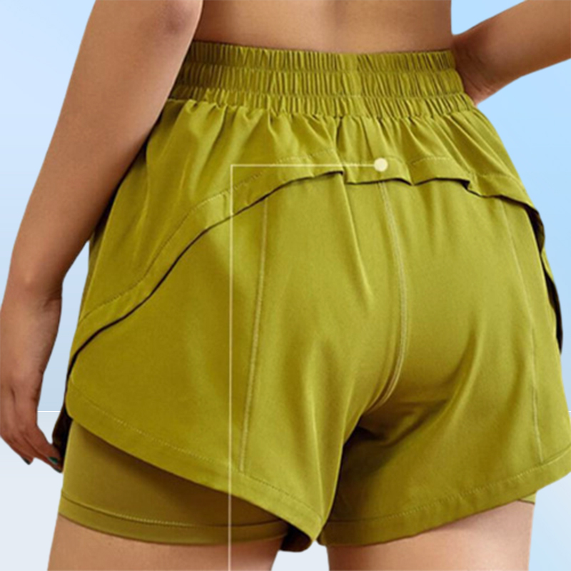 33 Свободная йога короткие карманные брюки Женская шорты.