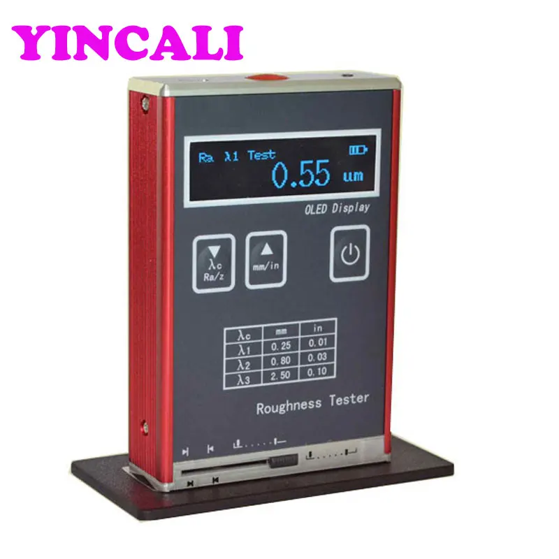 High Precision Surface Roughness Gauge Tester Ra, Rz KR110 measures the roughness of metal and non-metallic surface KR-110 Portable Surface Roughness