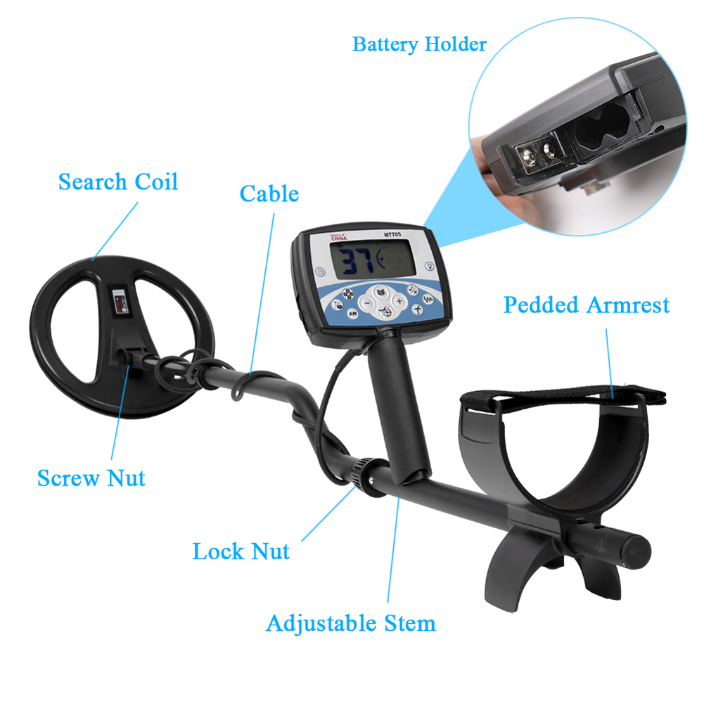 New Arrival 705 Gold Pack metal detector with one coil and pinpoint function Gold Prospecting Mode