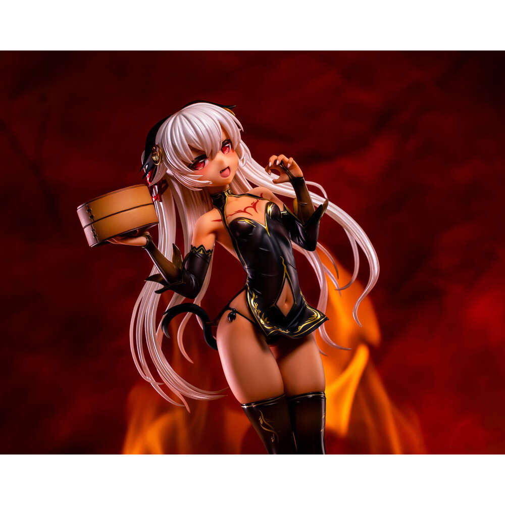 Finger Toys Hobby Japan Amakuni Dai Kasshoku Jidai Philena Waal 1/7 PVC Action Anime Sexig tjej Figur Vuxen Model Toys Collection Doll Present