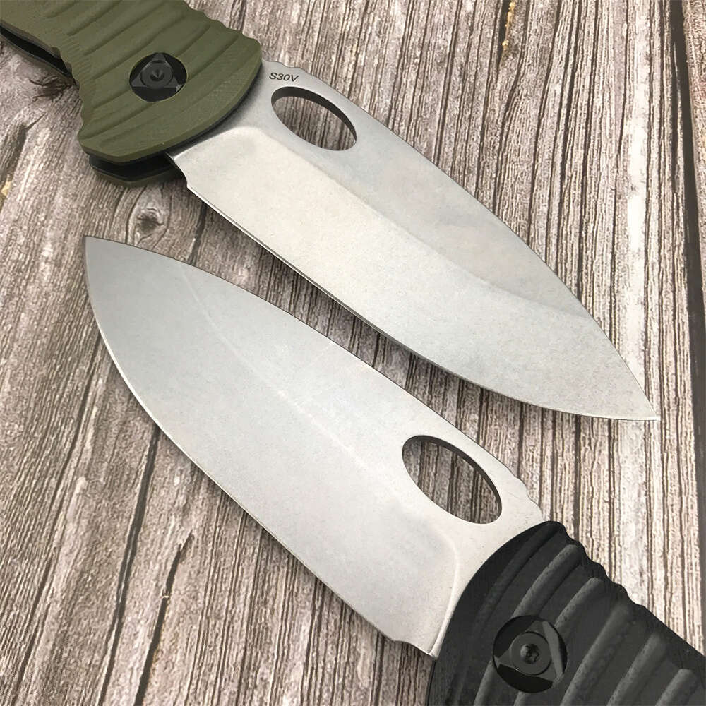 Ny BM 737 utomhusficka fällande kniv S35V Stone Wash Drop Point Blade G10 Handtaget räddning Taktiska EDC -knivar med detaljhandelslådan