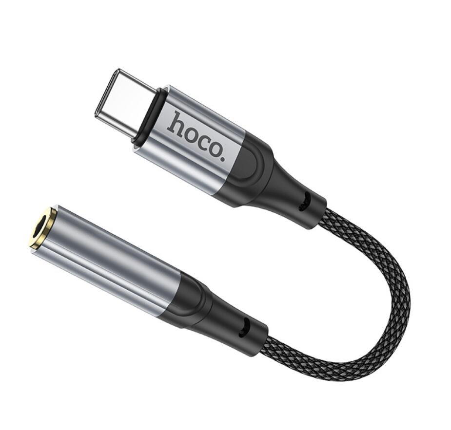 Adaptador de fone de ouvido HOCO Hifi Audio Dac USB Type C para adaptador de áudio para entrada de fone de ouvido de 3,5 mm