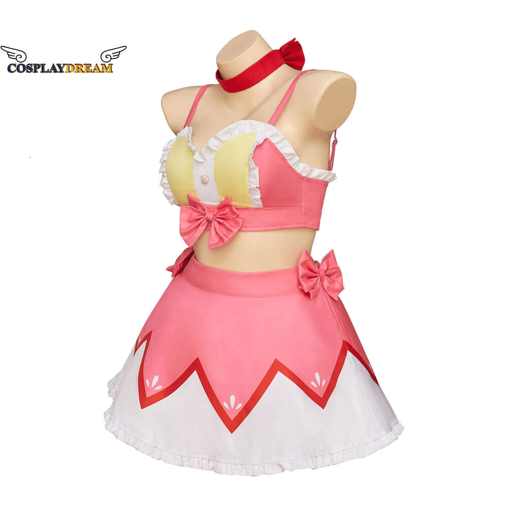 Cosplay Cosplay Anime Magical Girl Puella Magi Madoka Magica Kaname Madoka Cosplay Costume Short Ball Dress Battle Suit Top Skirts Bowknots SuitCosplay