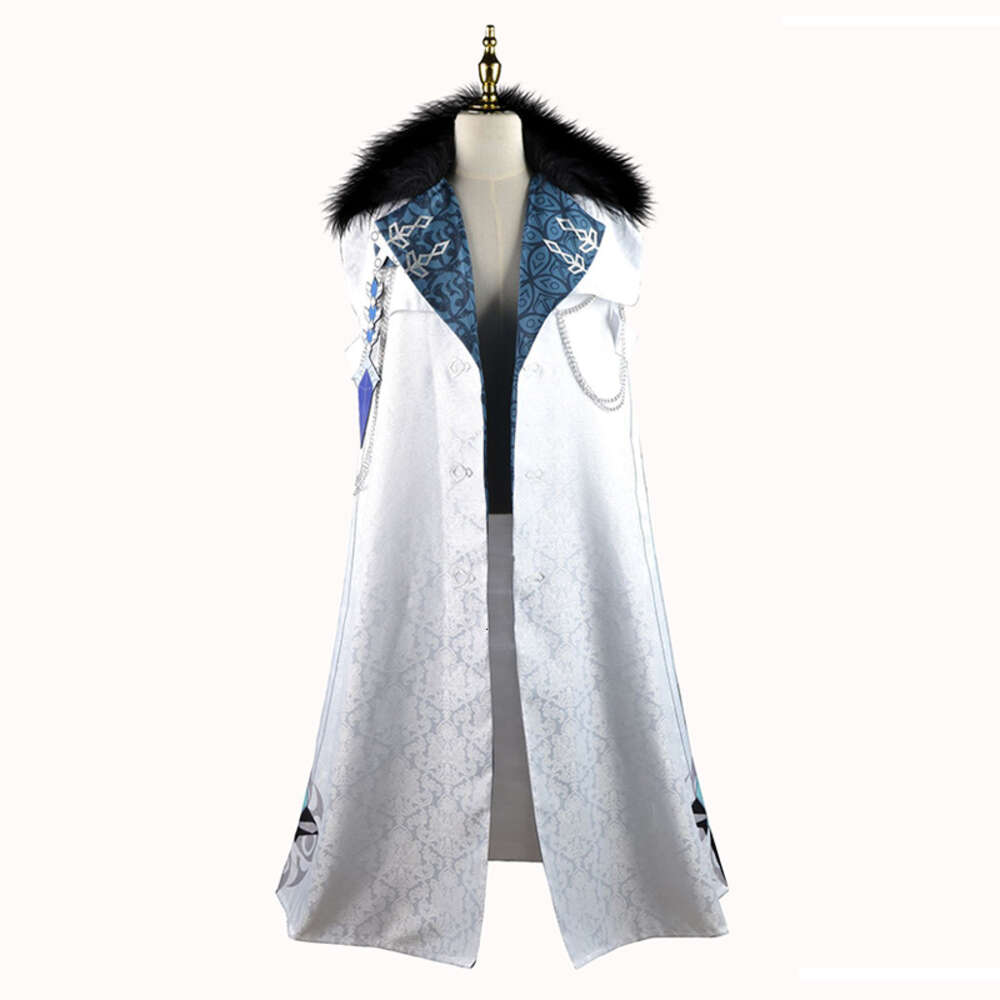 Game Genshin Impact Fatui Harbingers Tartaglia Cloak Red Scarf Cosplay Costume Anime Long Coat Yoimiya Halloween OutfitsCosplay