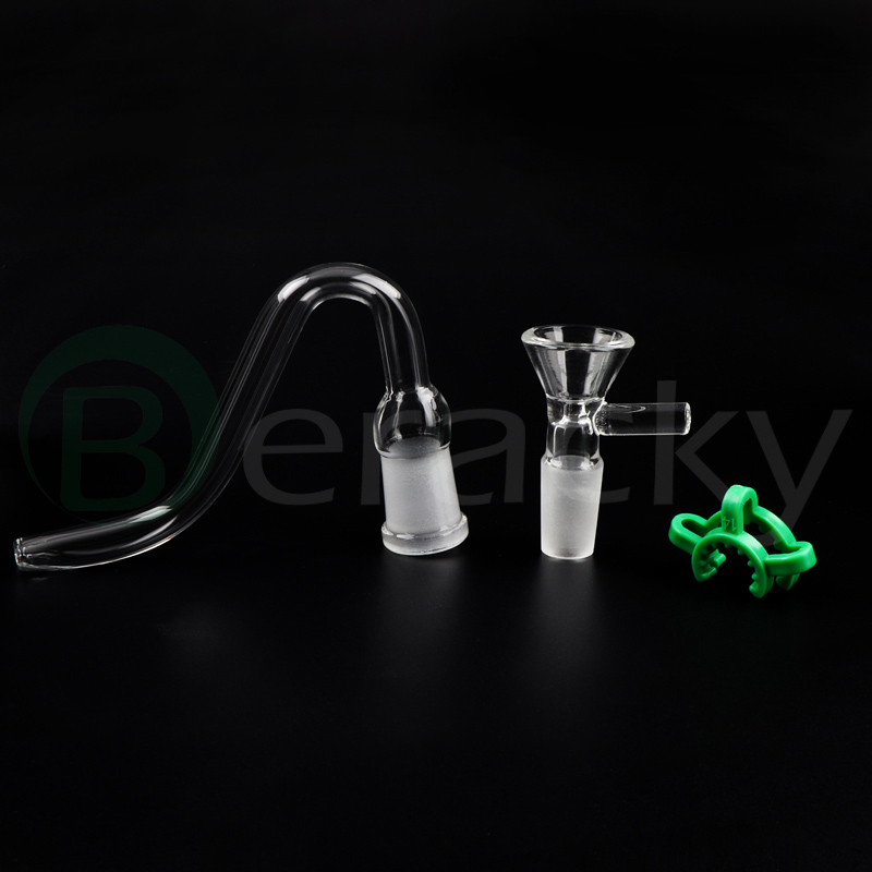 Nya 14 mm 18mm matris perc glas aska catcher bubbler med j-hooks adapter j krokar glasrör och glasskål vattenpipa för rökning för rökning