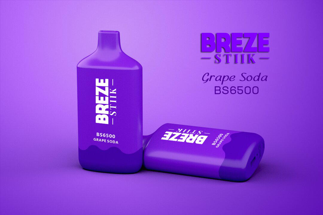 Original Breze Stiik BS 6500 puffs engångsdel elektriska cigarett engångsvape disponibla pods bättre än tornado bingo 8000 puffs