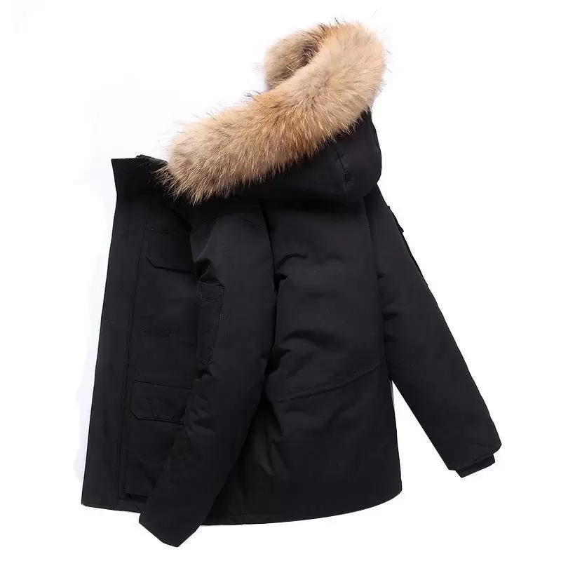 2024 Canada Puffer Jackets Veste Homme Outdoor Winter Jassen Outerwear Big Fur Hooded Fourrure Manteau Down Jacket Coat Hivr Canadian Parkas Size XS-3XL