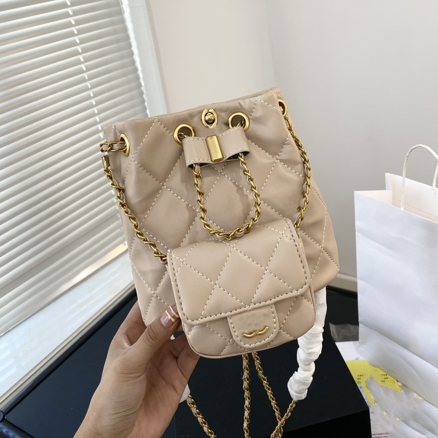 designer bag crossbody bag backpack bucket bag drawstring bag Handbag Women's Fashion Leather Shoulders Strap wallet tote bag Sub-master bag long chain bag