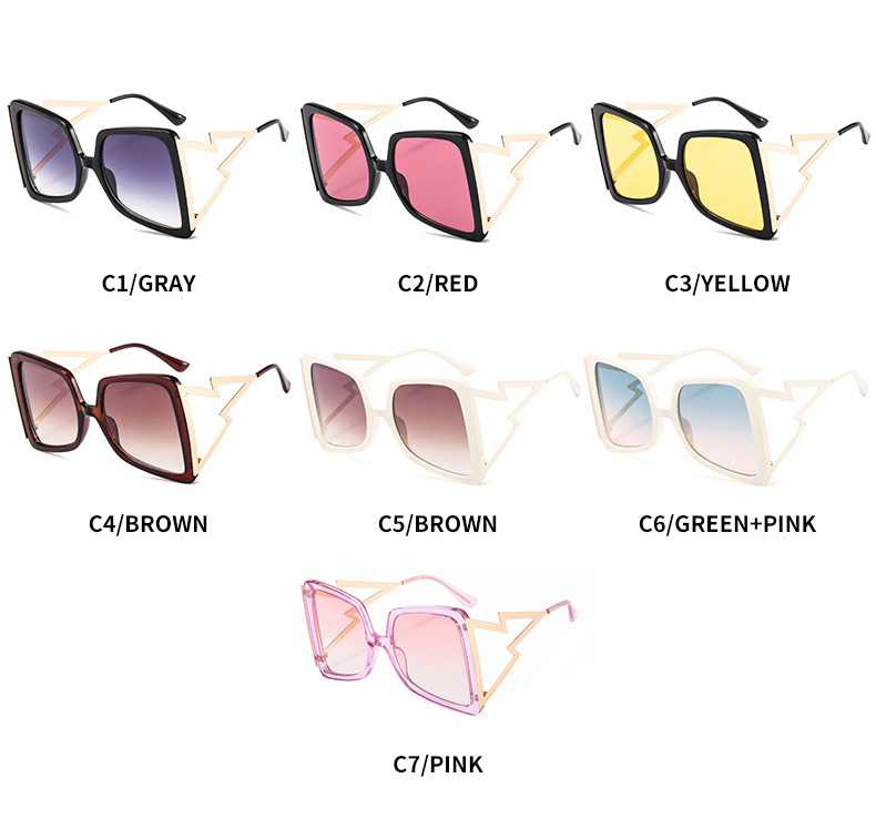 Designer sunglasses Oversized Butterfly Women's Sunglasses Trendy Vintage Gradient White Designer Large Sunglasses