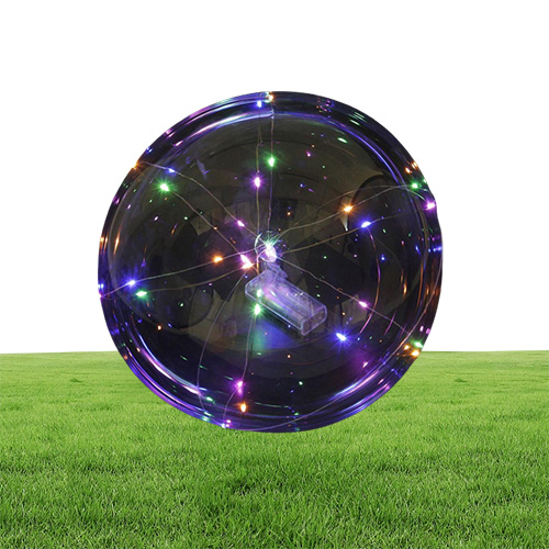 Balão de balão luminoso LED transparente Balões de iluminação piscando com 70 cm de decoração de festa de casamento de férias A421069162