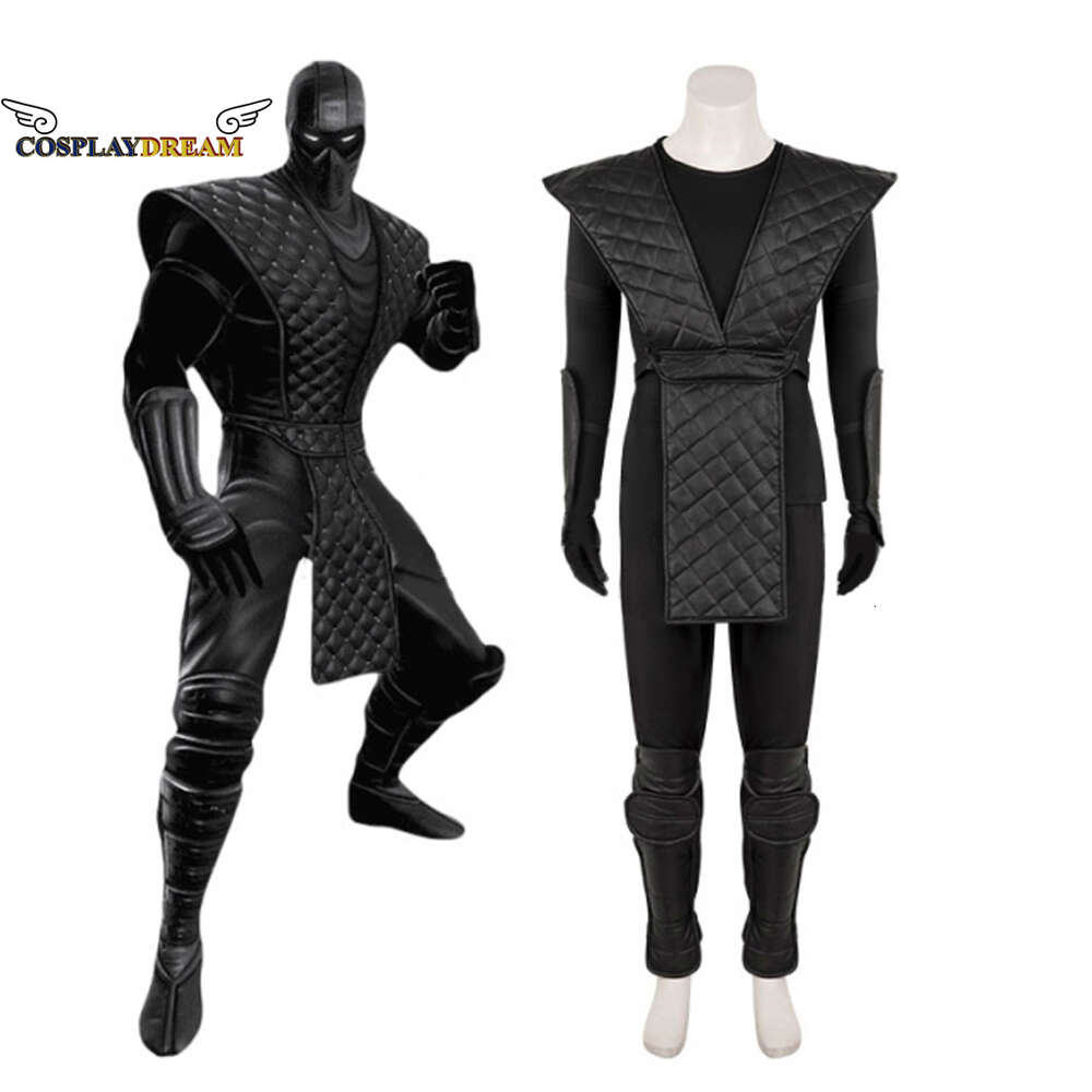 Cosplay Cosplay Mortal Kombat Noob Saibot Cosplay Kostüm Outfit Spiel Erwachsene Kostüm Ninja Schwarz Kämpfer Maske Kostüm OutfitCosplay